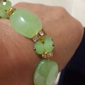 Beautiful cabochon cut bracelet.